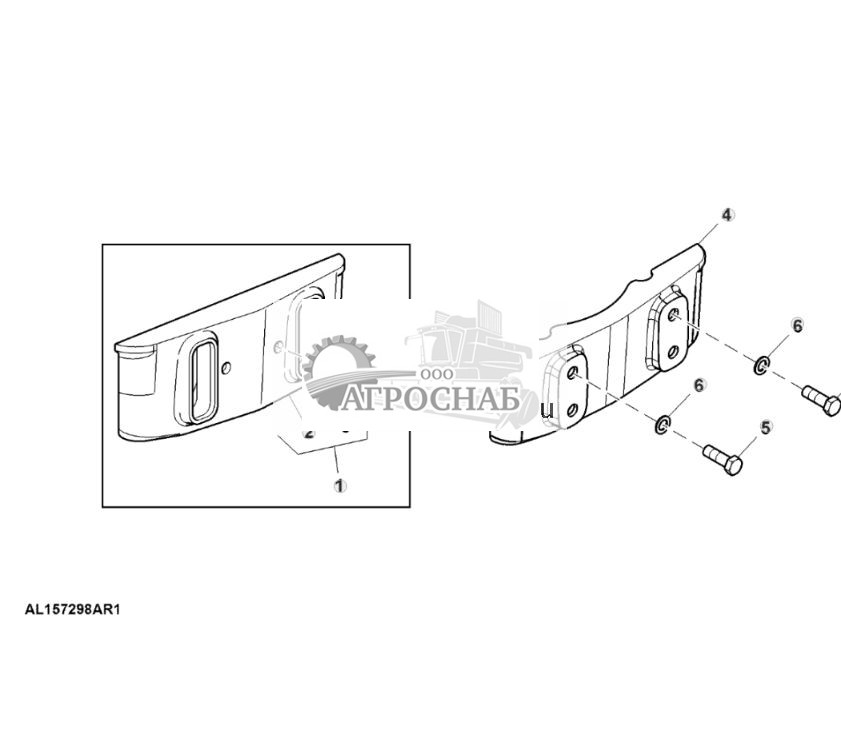 Навесное оборудование, крышка рамы шасси - ST572911 3.jpg